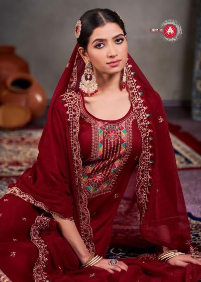 triple a yatri series 17191-17196 jam cotton wholesale suit 