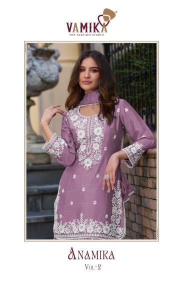 vamika anamika vol 2 series 4301 chinon wholesale suit 