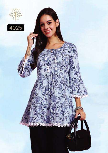 Vamika jaipur print cotton readymade wholesale tops