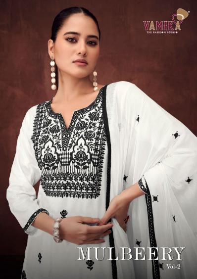 vamika mulbeery vol 2 series 1400 Hevy Viscos Reyon With Hevy Work wholesale suit 