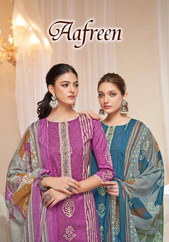 Vp aafreen series 79001-79004 lawn cotton wholesale suit
