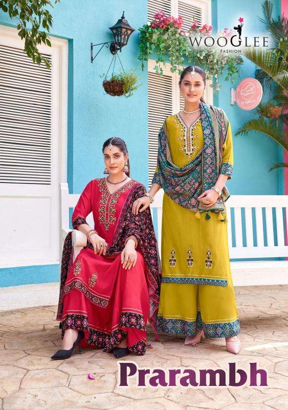 wooglee prarambh modal weaving wholesale suit 