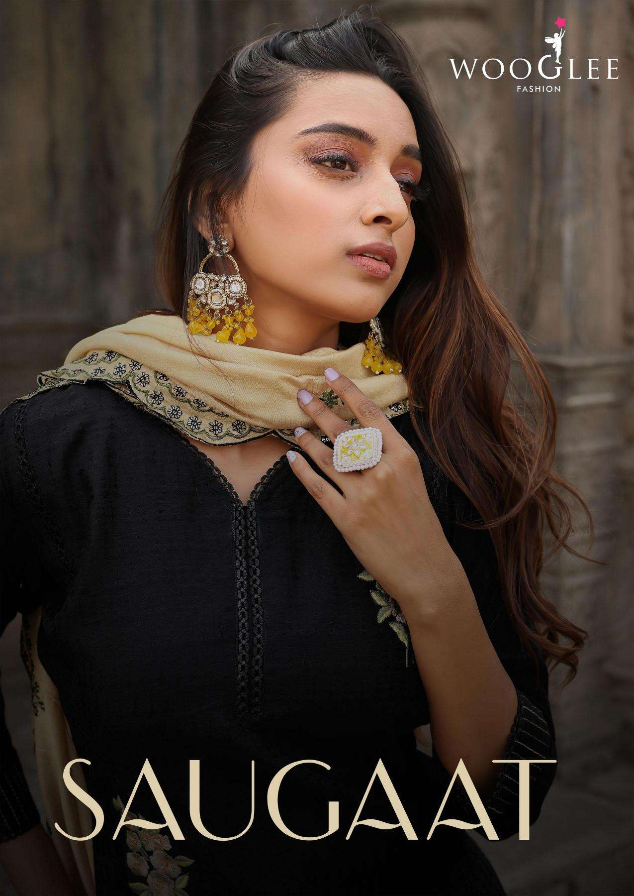 wooglee saugaat series 4001 to 4006 viscose readymade salwar kameez in wholesale