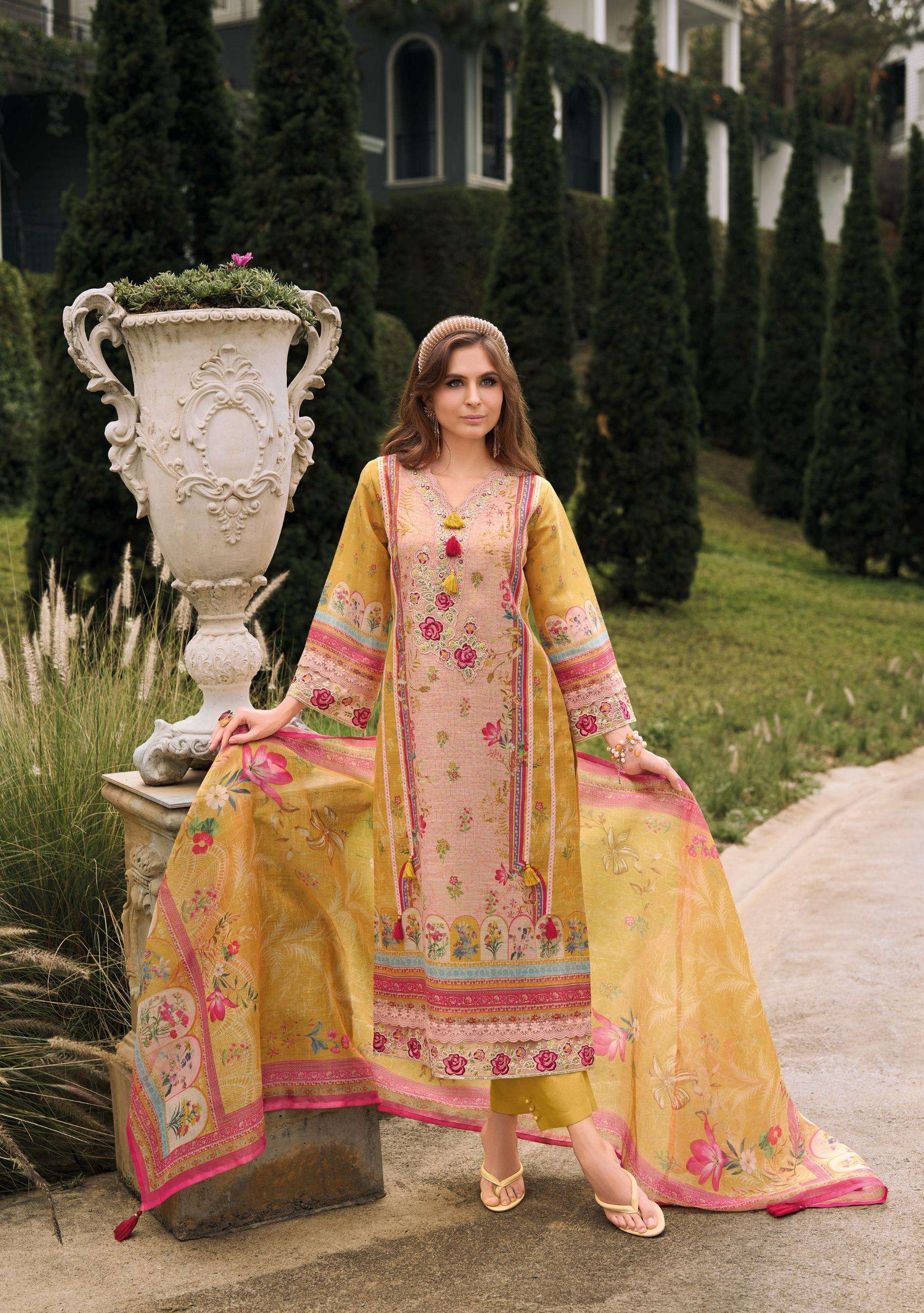 Zaher designer pure linen wholesale suit