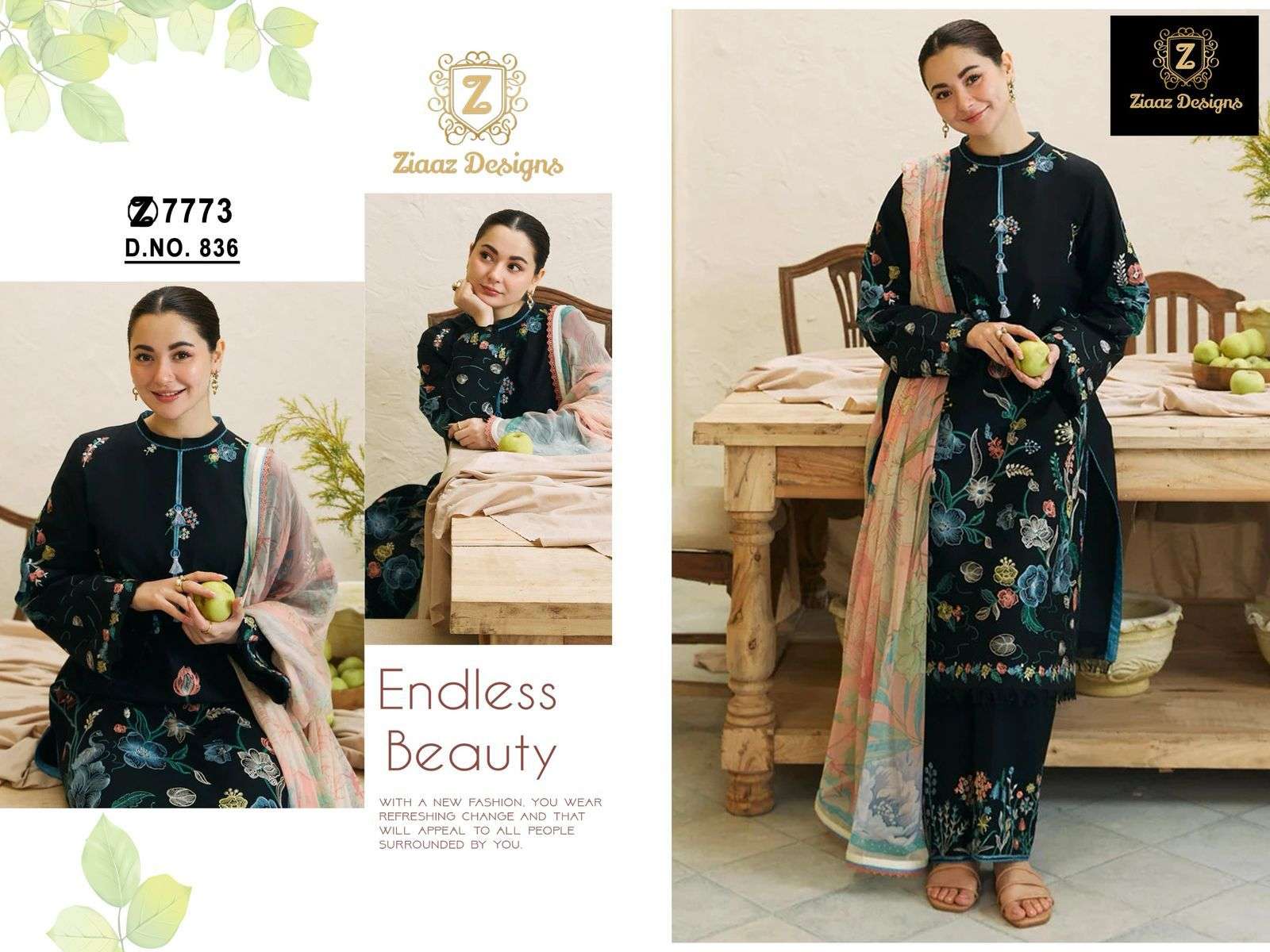 Ziaaz Designs 836 Rayon wholesale suit 