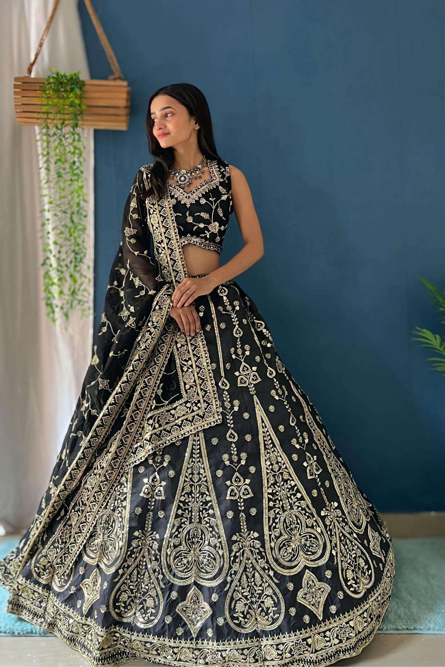 5077 jalpari silk georgette tradition wear chaniya choli for womens