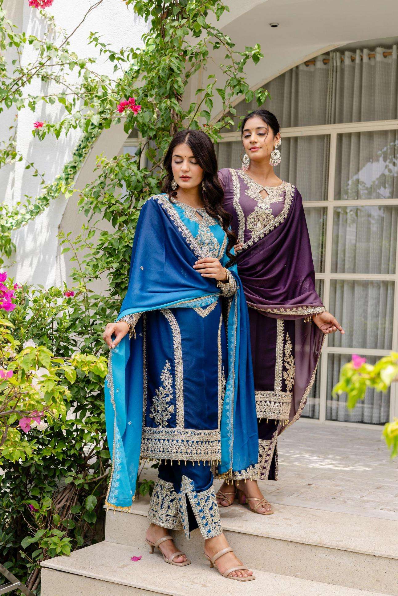 5114 star georgette readymade attractive look salwar kameez