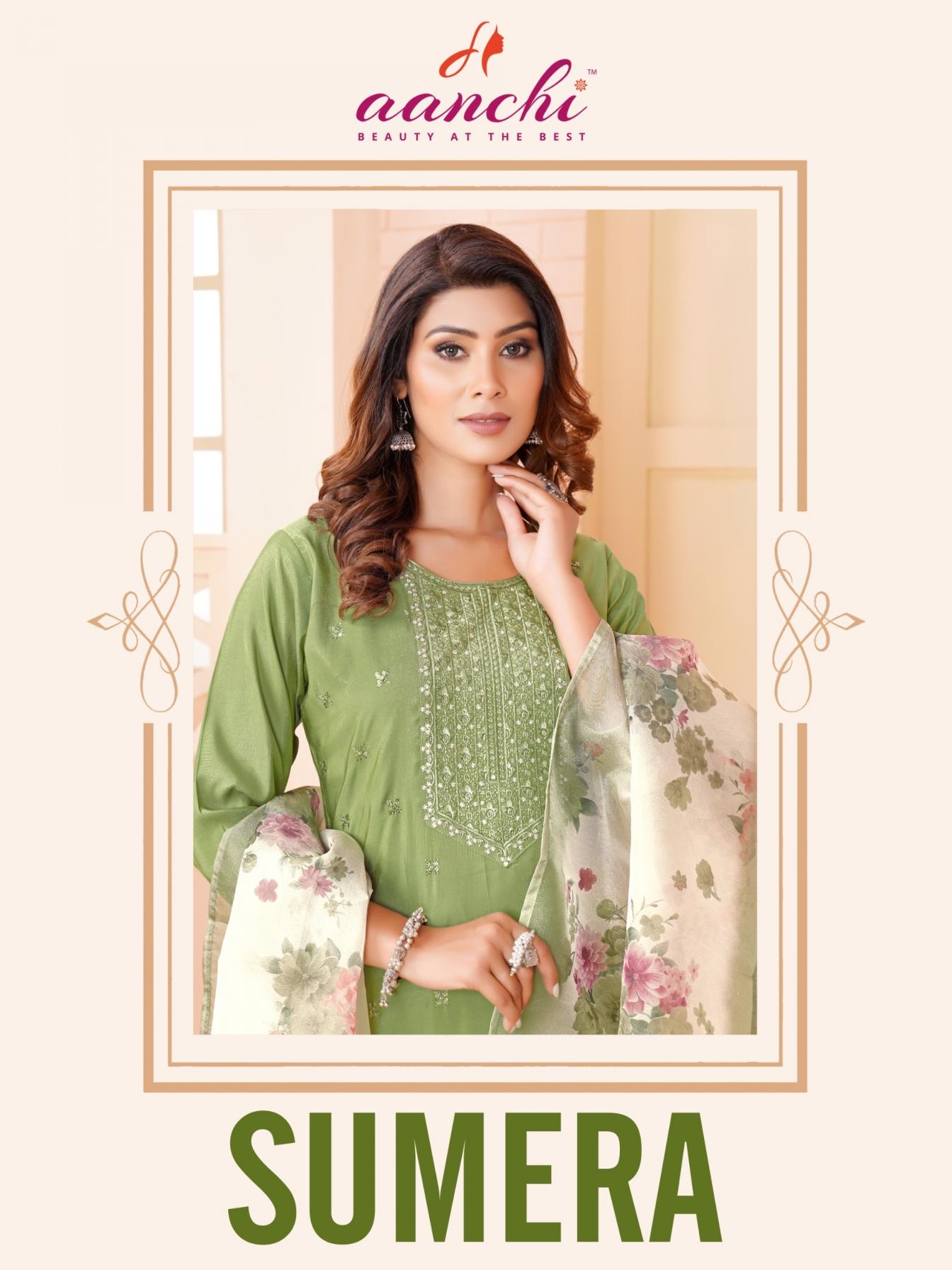 aanchi sumera series 77001-77005 roman shimmer wholesale suit