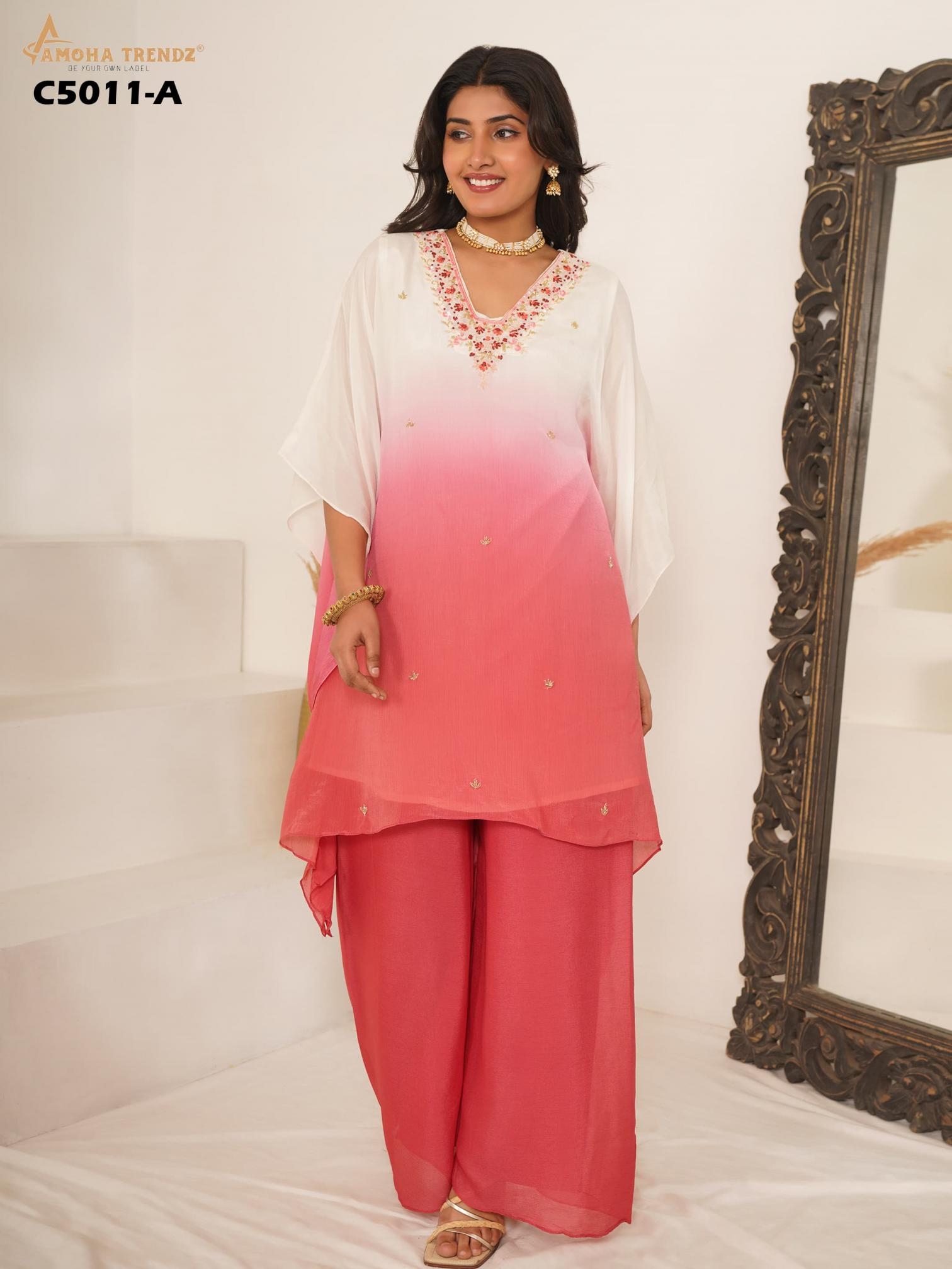 amoha c5011 fancy readymade stylish kaftan kurti