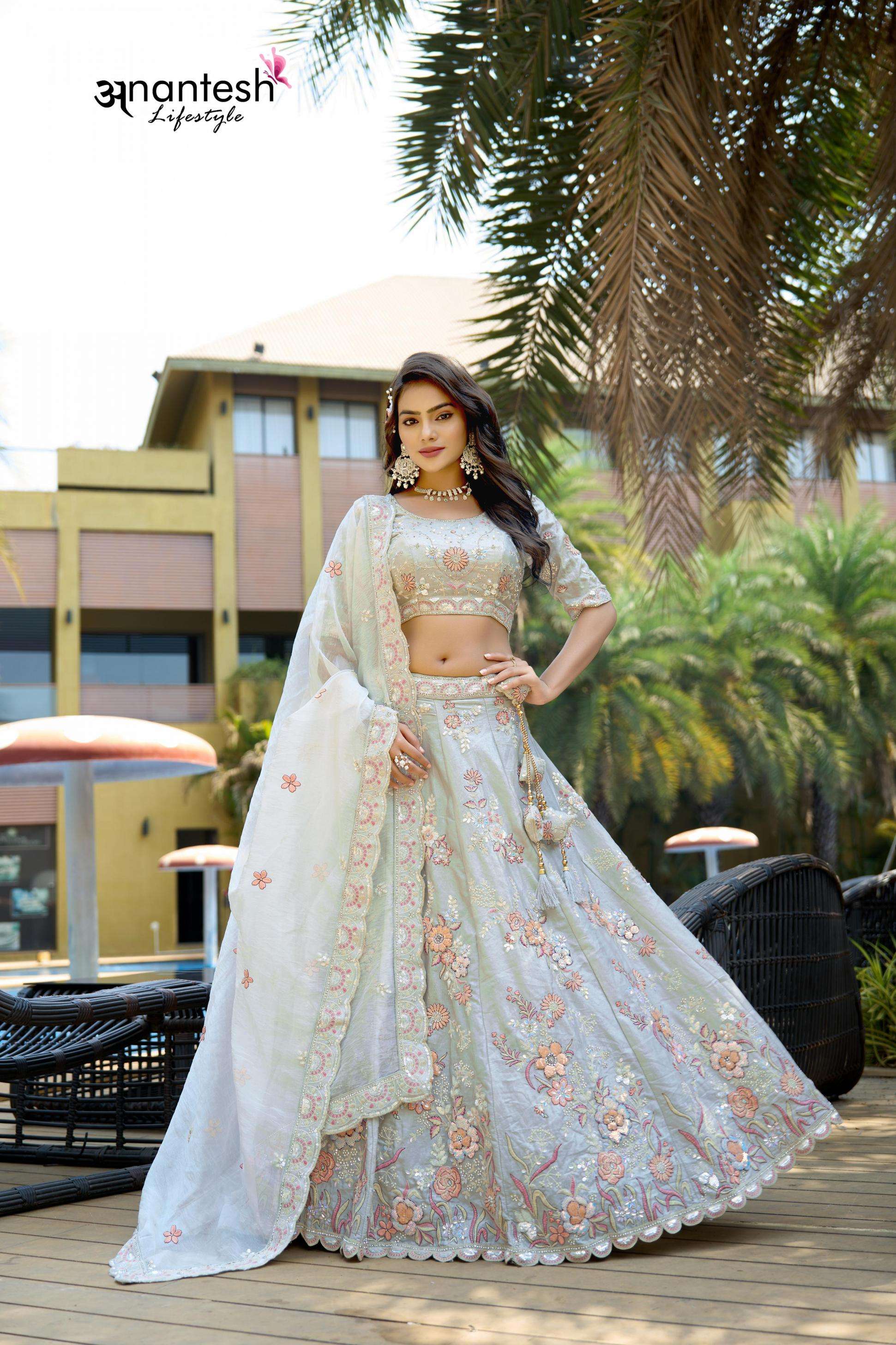 anantesh lifestyle 5049 fendy silk wholesale lehenga