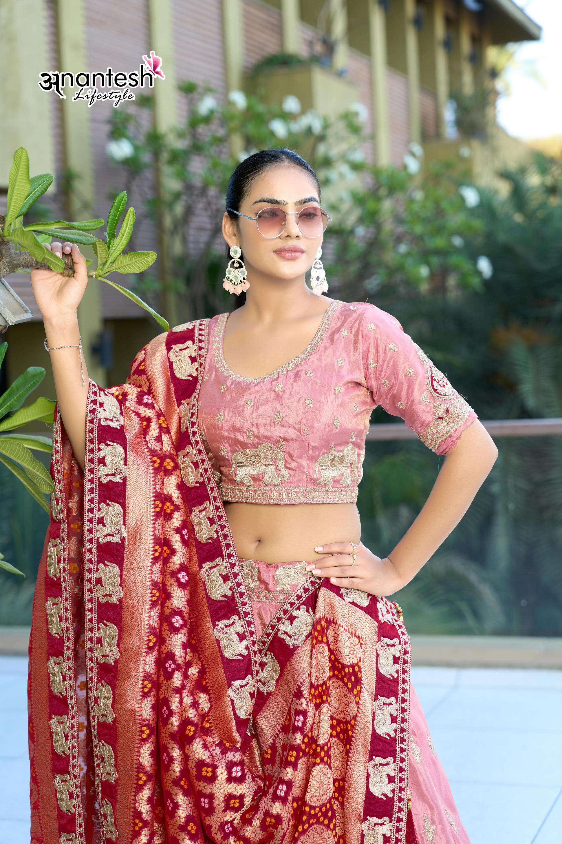 anantesh lifestyle 5055 cosmos viscose wholesale lehenga