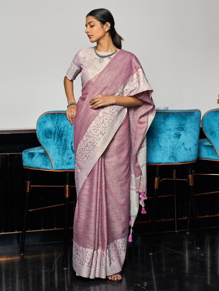astita LINEN LOOMS series 1001-1003 LINEN wholesale saree
