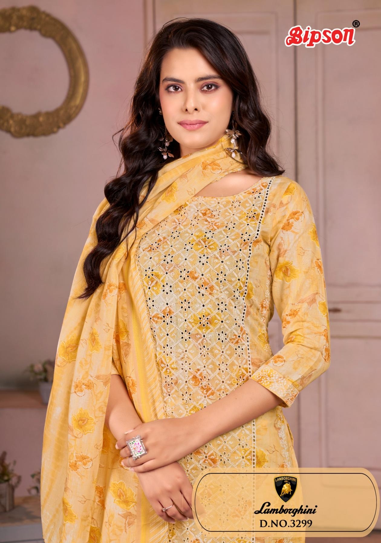 bipson prints lamborghini 3299 cotton wholesale suit 