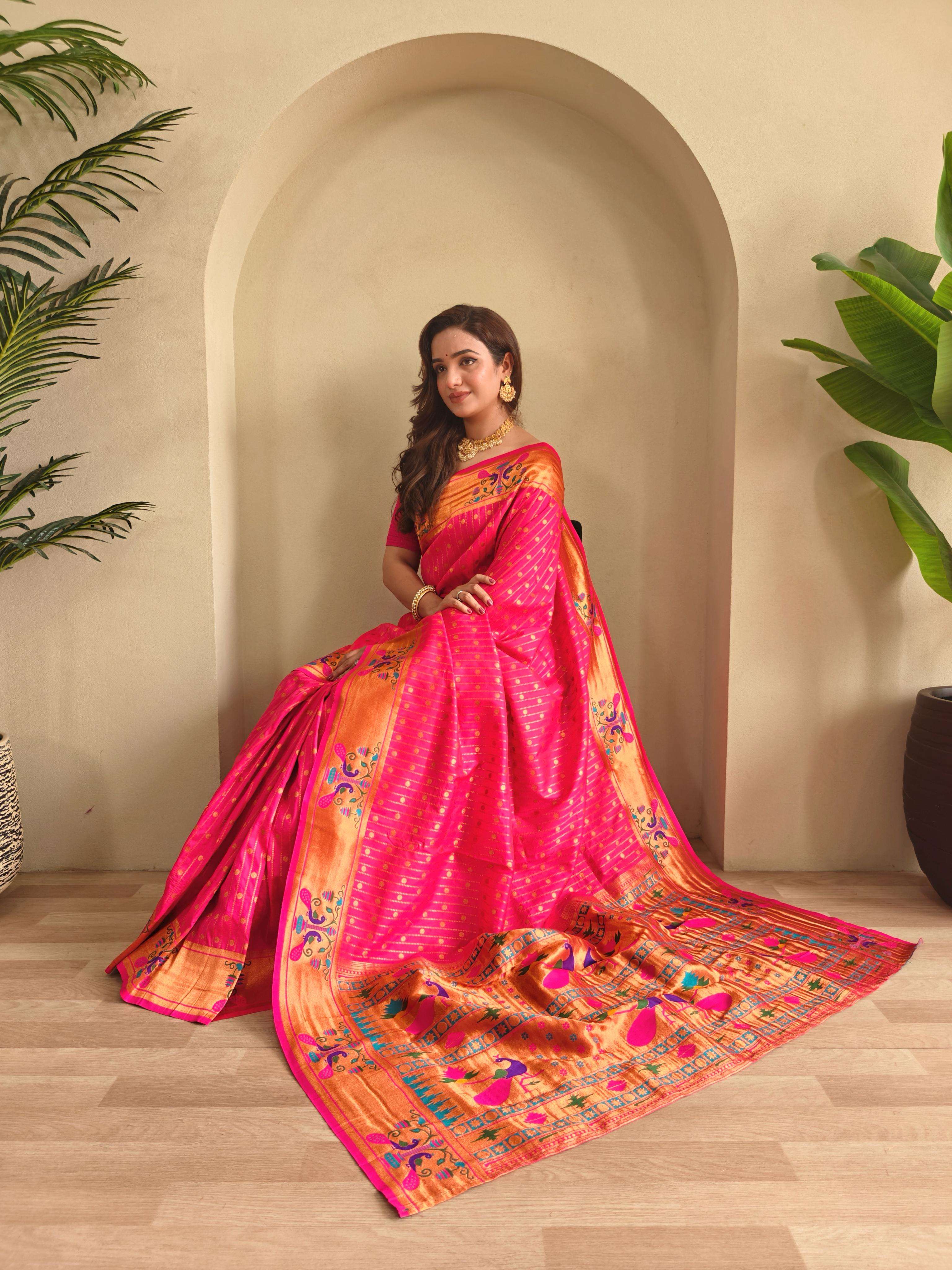 BT-53 MIHIRA Premium Paithani wholesale sarees 