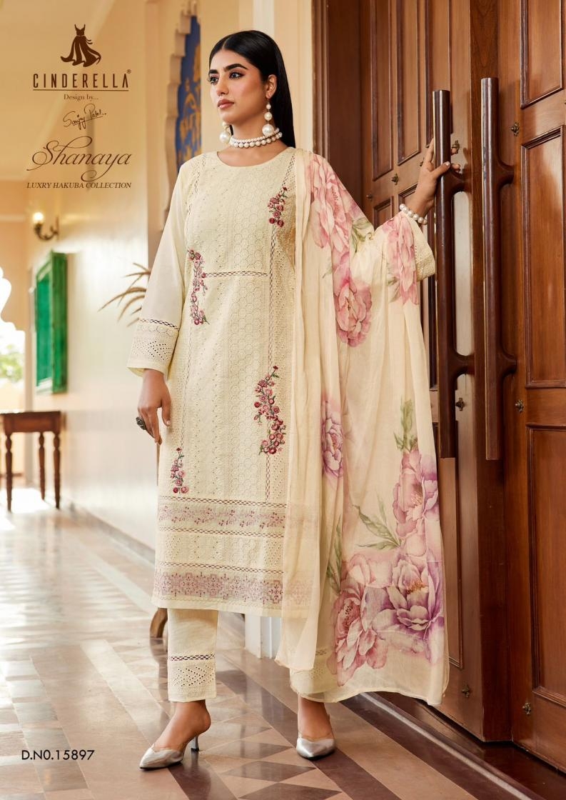 cindrella shanaya series 15897-15902 cotton wholesale suit 