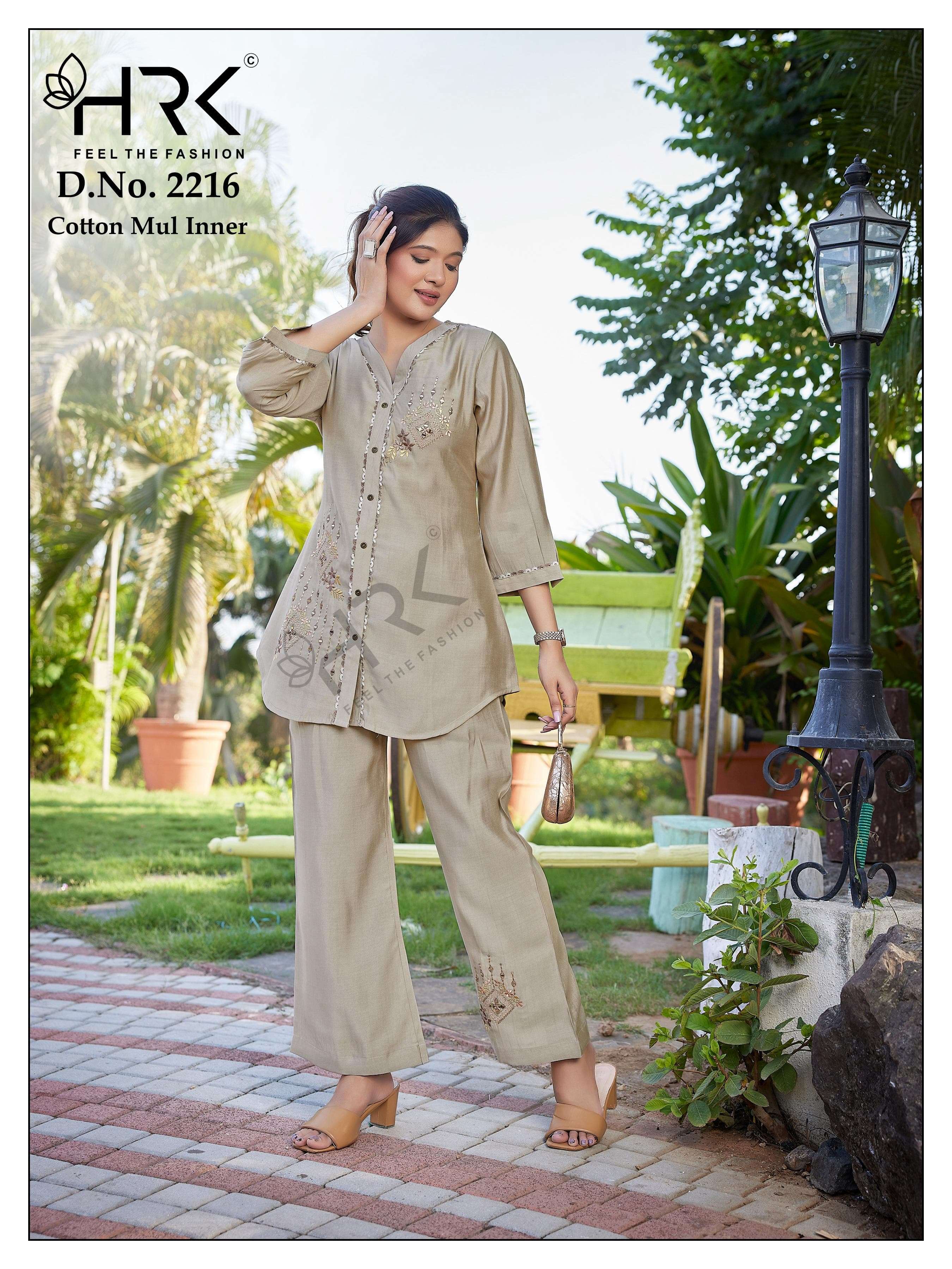 Codset 2216 & 5145 PV Two Ton with Exclusive Hand Work wholesale co-ord sets
