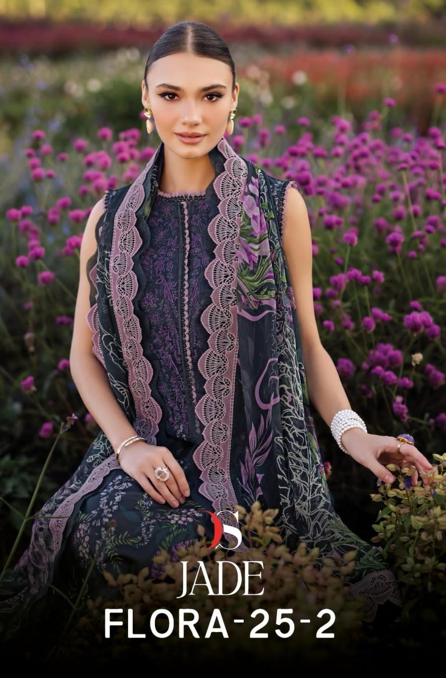 deepsy jade flora vol 25-2 series 1011-1018 pure cotton wholesale suit 