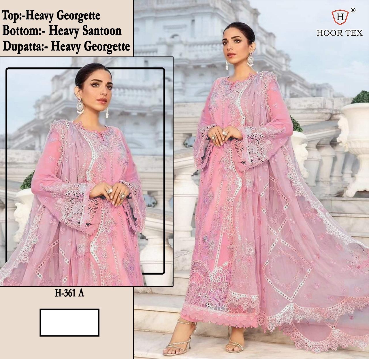 HOOR TEX H-361 A To D FOX GEORGETTE wholesale suit 
