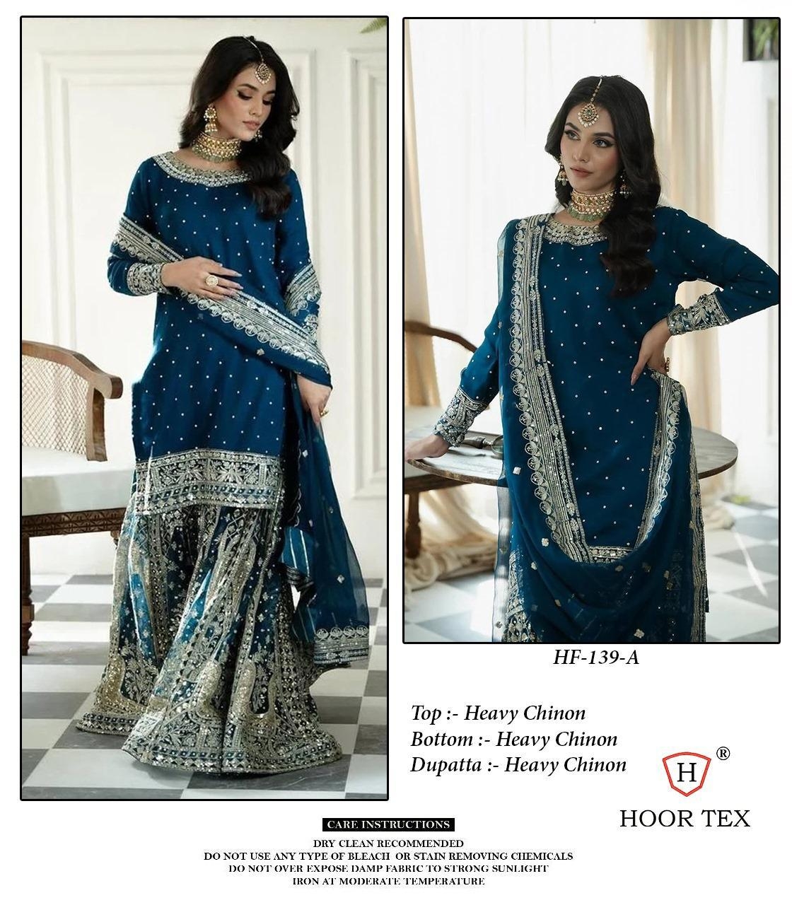 Hoor Tex  HF-139 A To D Heavy Chinon wholesale suit 