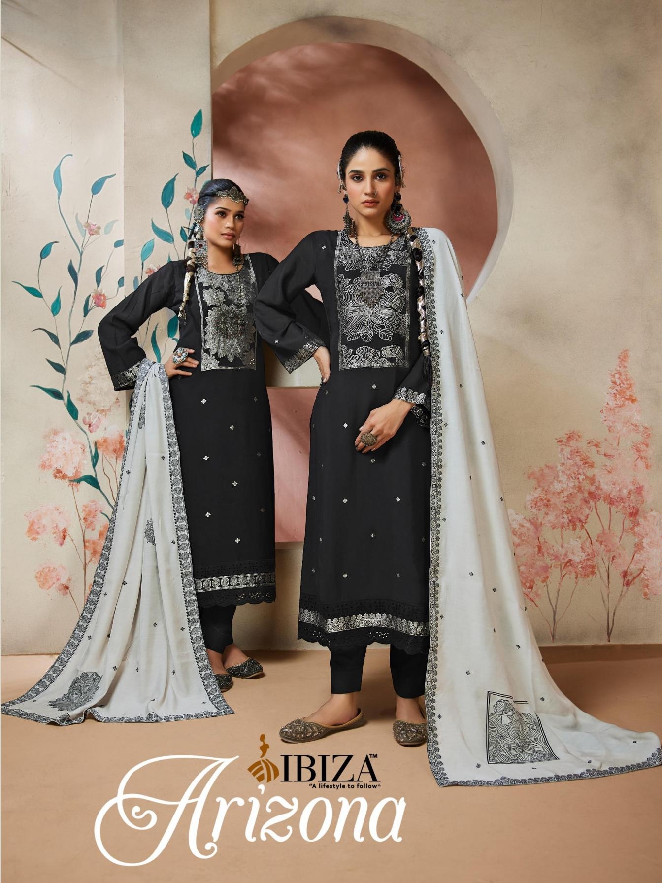 ibiza arizona vol 1 series 15883-15884 PURE MUSLIN wholesale suit 