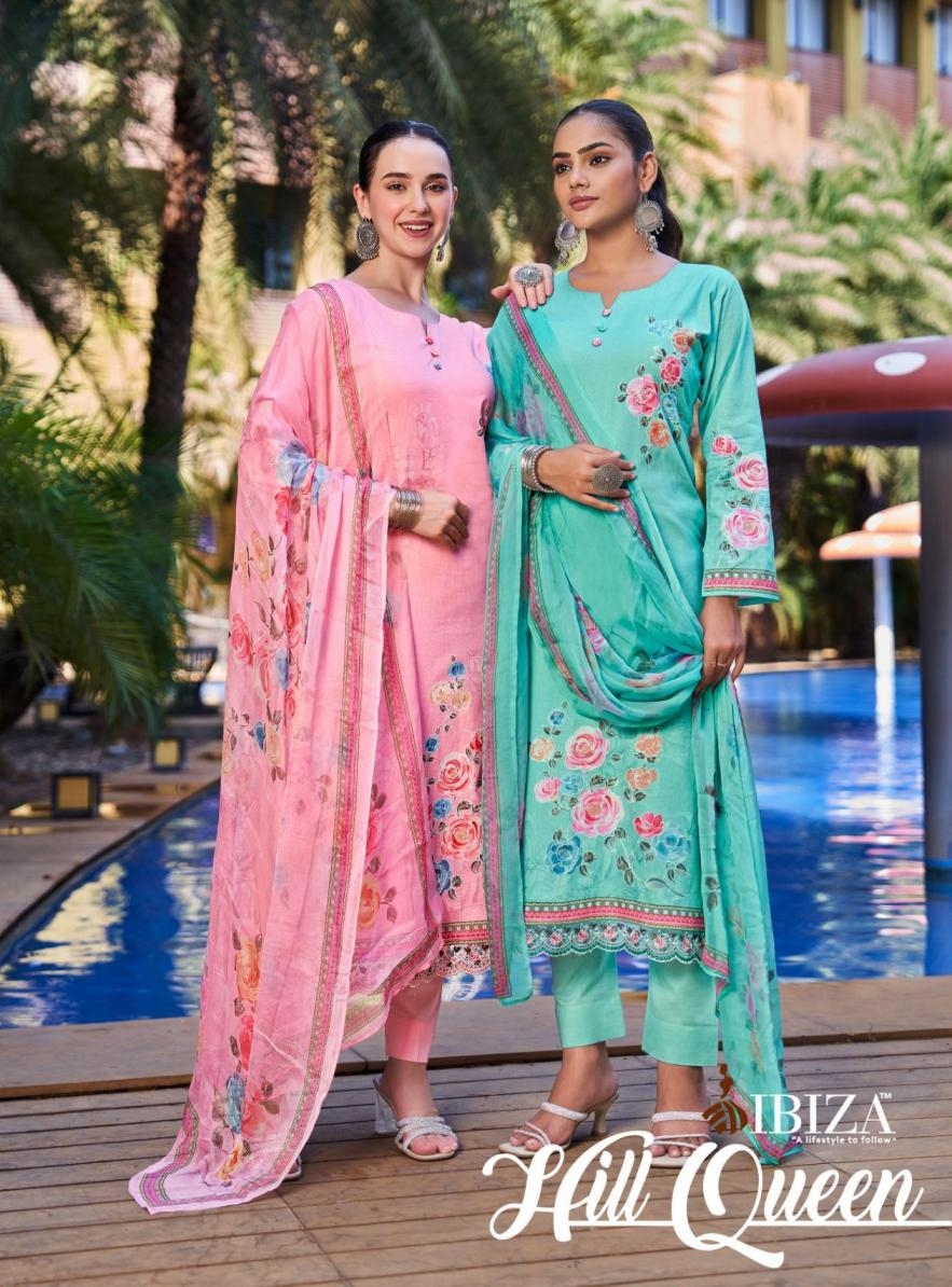ibiza hill queen series 15903-15906 lawn cotton wholesale suit 