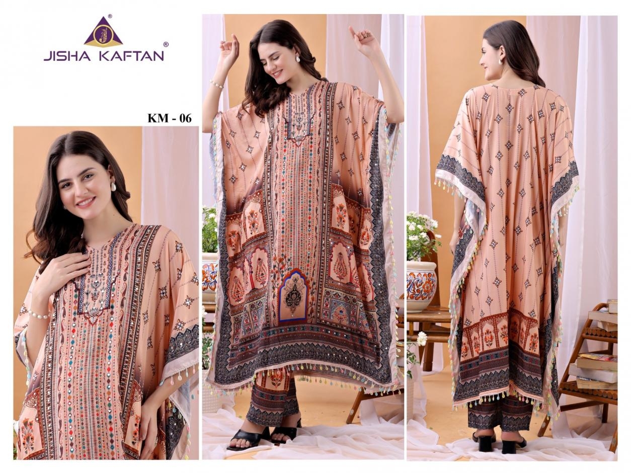 JISHA KAFTAN Presents Kaftan Co Ord Set With Value Addition Volume