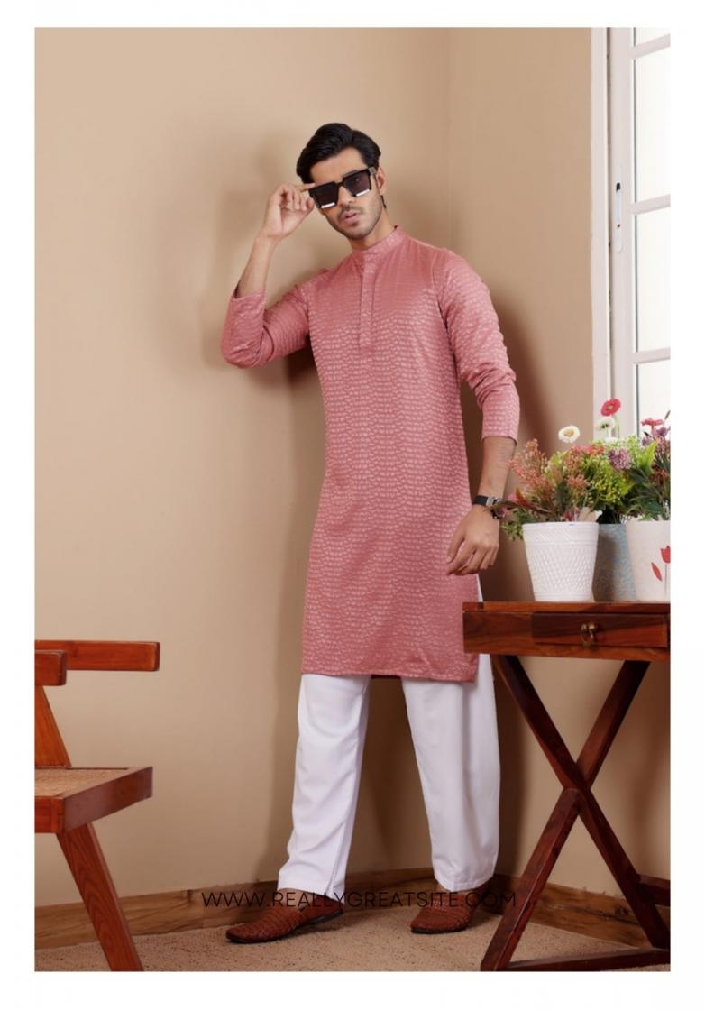 k s sequence readymade rayon embroidery work mens kurta