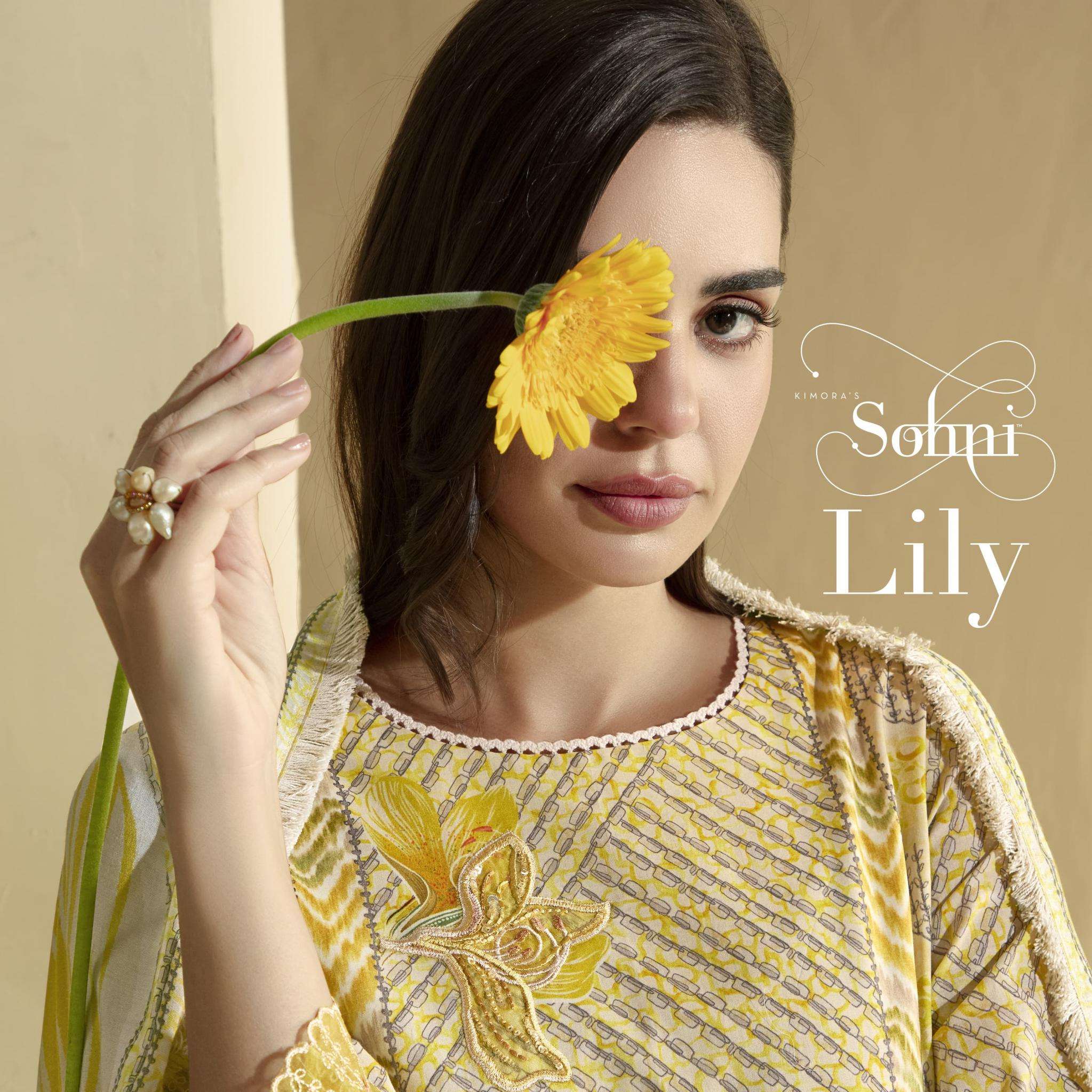 kimora sohni lily vol 3 series 301-304 LAWN COTTON wholesale suit 