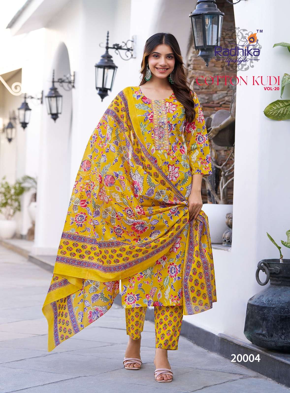 KUDI pure cotton 60-60 wholesale readymade suit 