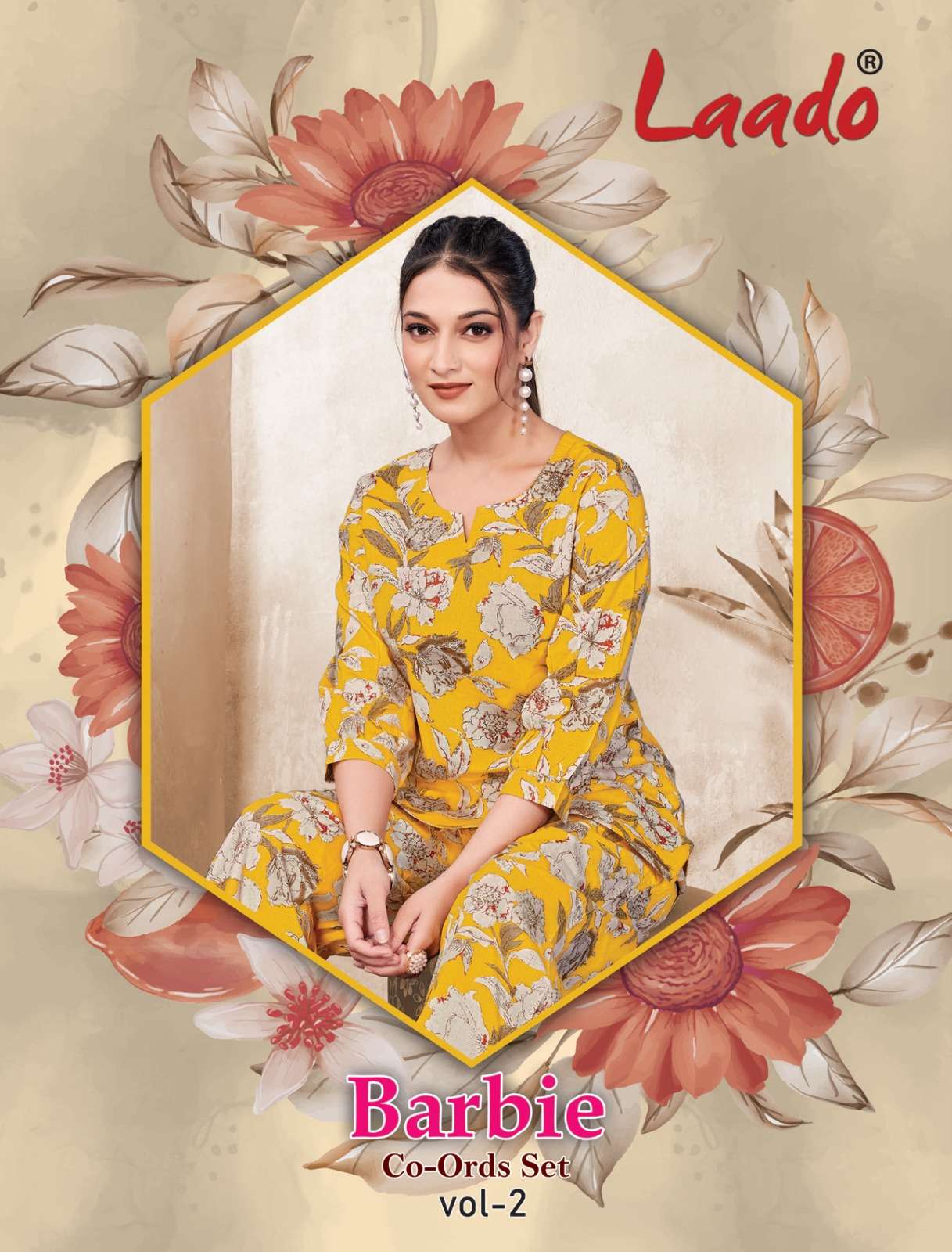 Laado Barbie Vol-2 series 2001-2010 Pure Cotton wholesale co-ord sets