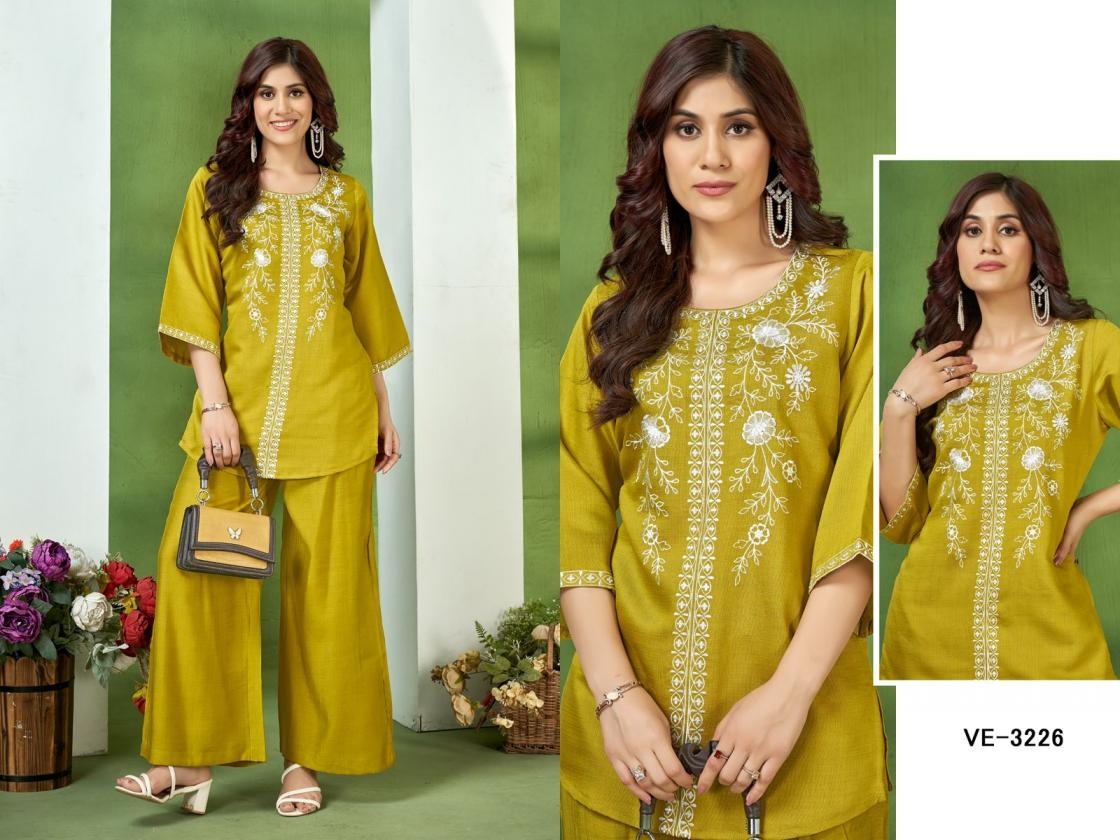 ladies flavour 3234-3239 cambric cotton co-ord set