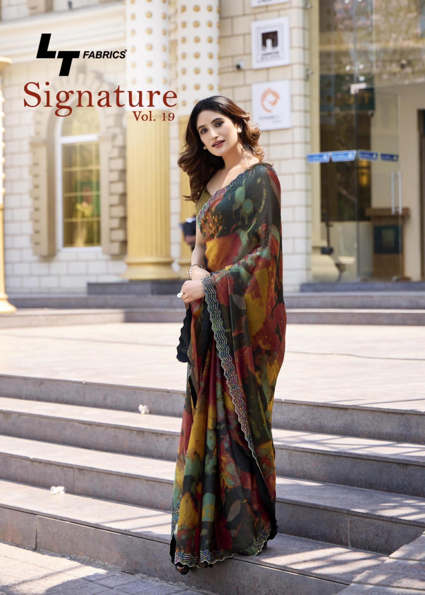 lt fashion signature vol 19 series 1901-1908 malai silk wholesale saree