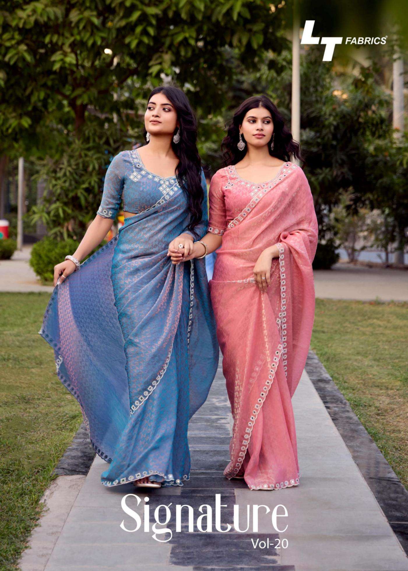 lt fashion signature vol 20 series 2001-2006 malai silk wholesale saree