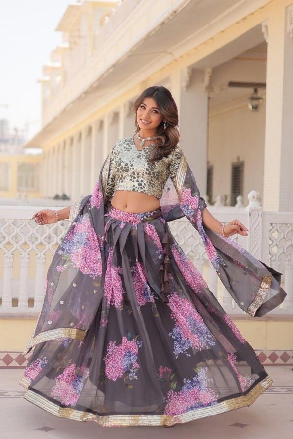 lw 7104 russian silk sequins work stitch lehenga unstitch choli for festival