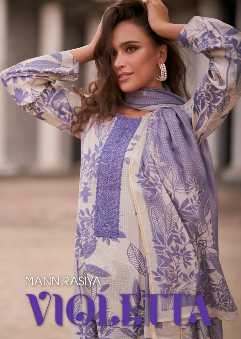 mannrasiya violetta vol 1 series 11354-11357 modal muslin wholesale suit 