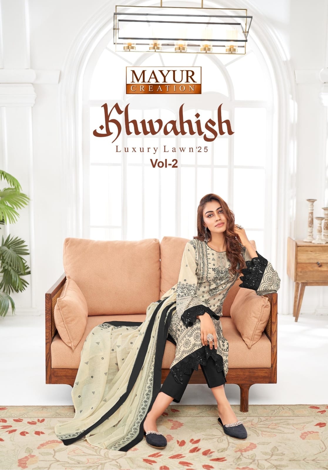 Mayur Khwahish Vol-02 series 2001-2008 Pure Lawn Cotton wholesale suit 