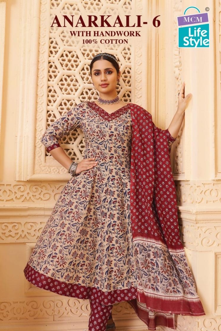 mcm lifestyle anarkali vol 6 series 603-612 FANCY anarkali wholesale suit 