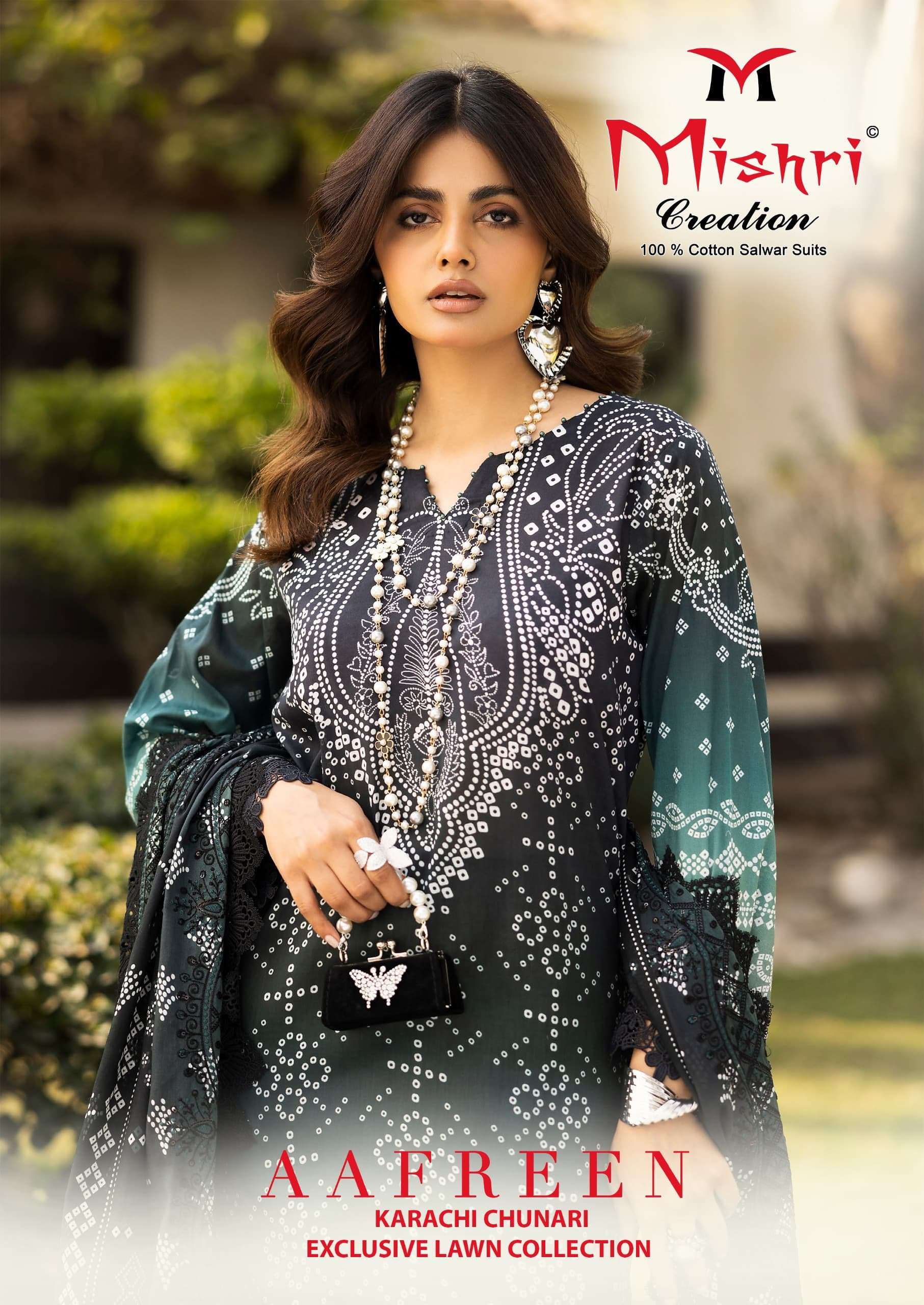 Mishri Aafreen Vol-01 series 1001-1006 Pure Heavy Lawn Cotton wholesale suit 