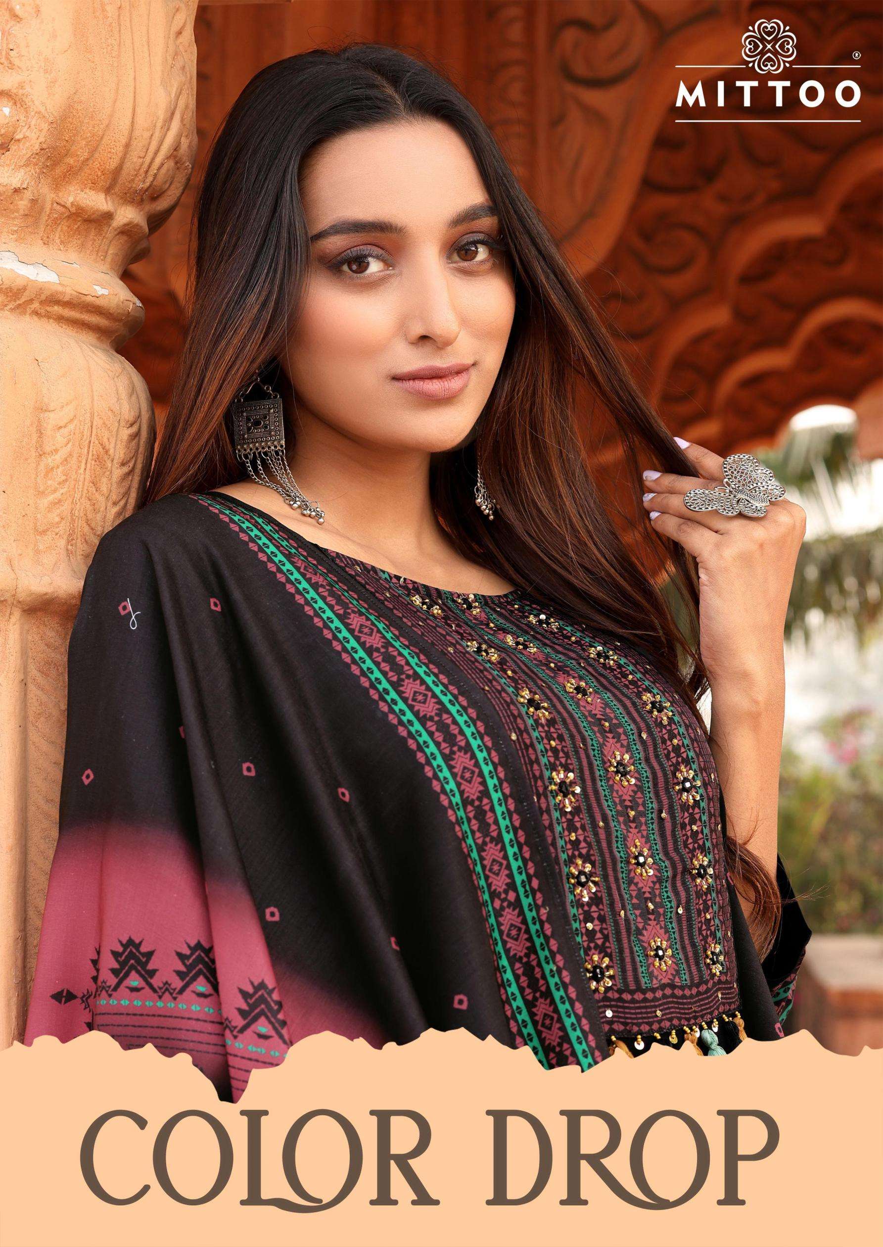 mittoo COLOR DROP series 4001-4006 Heavy Rayon wholesale suit 