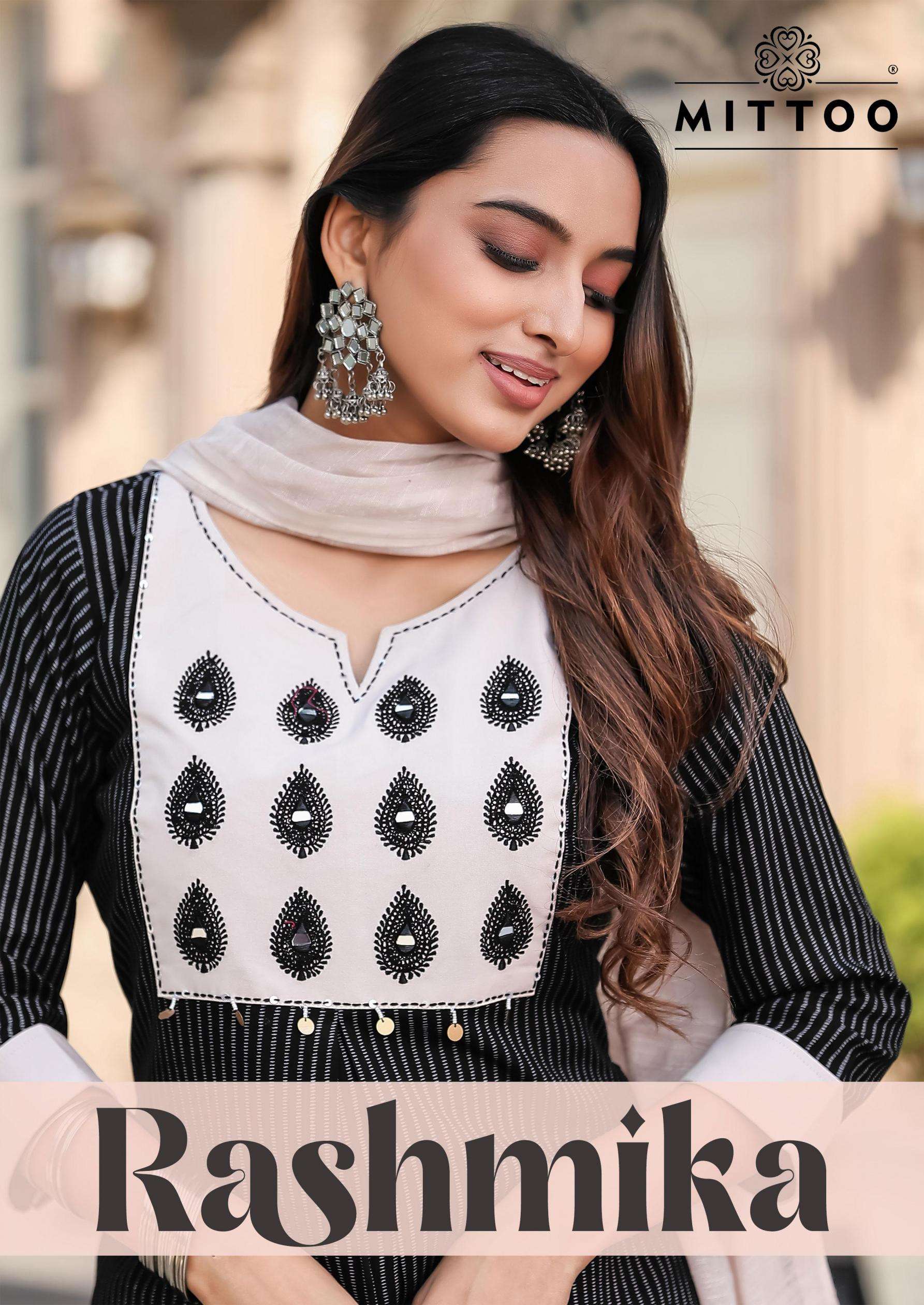 mittoo rashmika series 2001-2004 rayon wholesale suit 