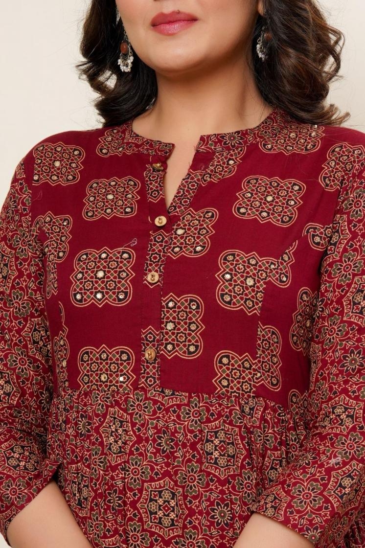 modern hit design readymade cotton combo set long flair gown