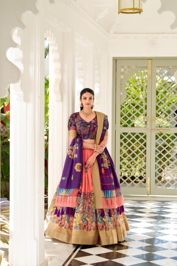mrudula lnb1017 dola silk wholesale lehenga