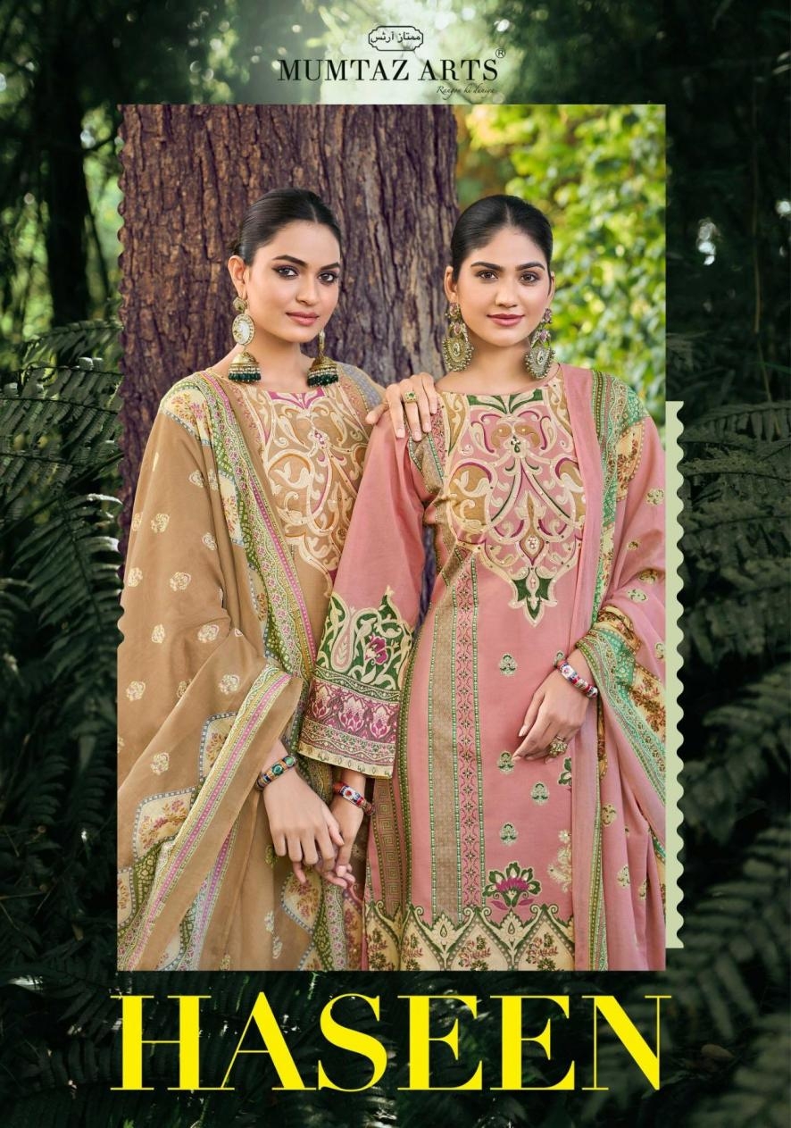 mumtaz arts haseen series 101-104 lawn cotton wholesale suit 