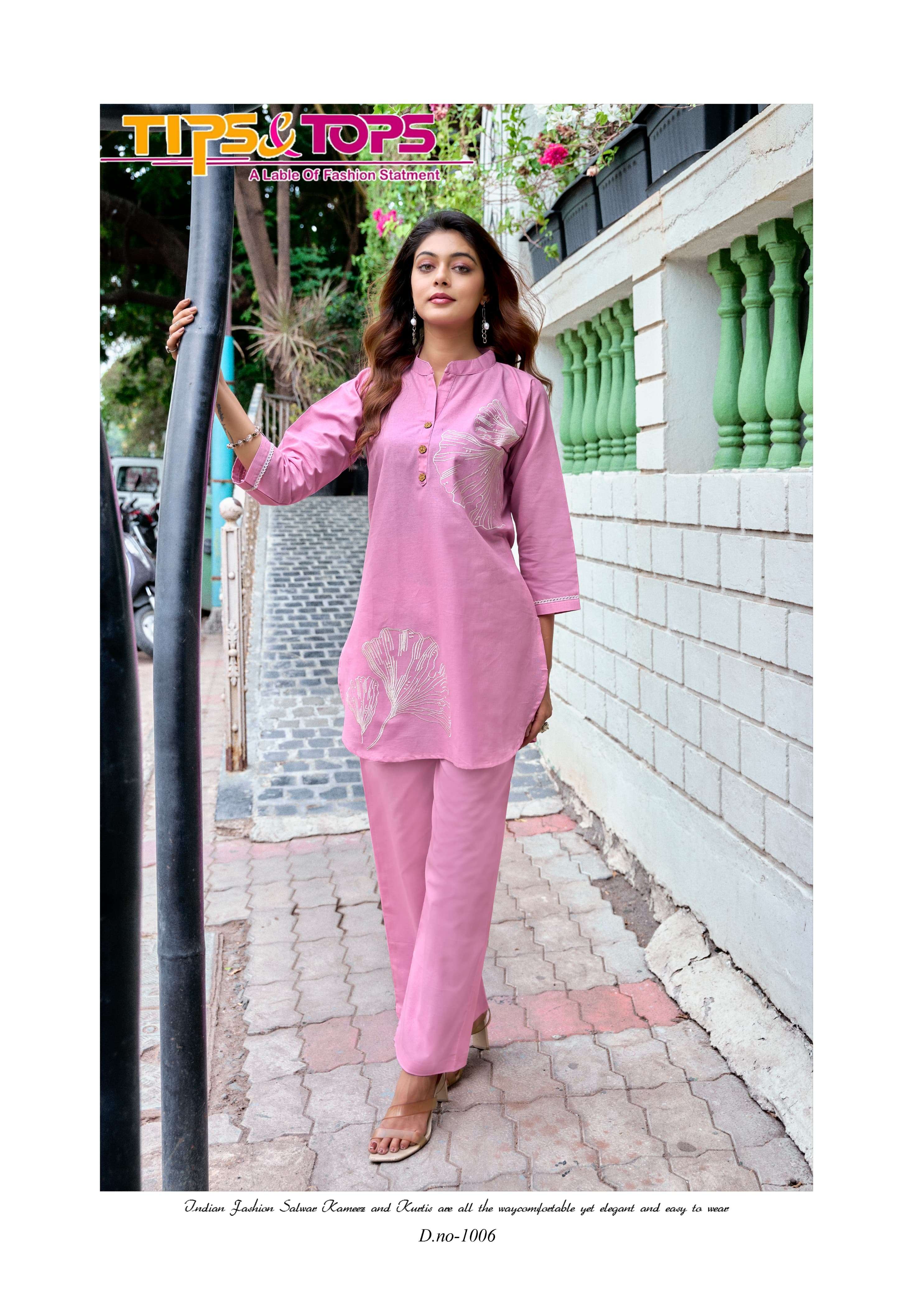 NEW LAUNCH Premium Cotton Embroidery work and Pant Pocket Co-Ord Set