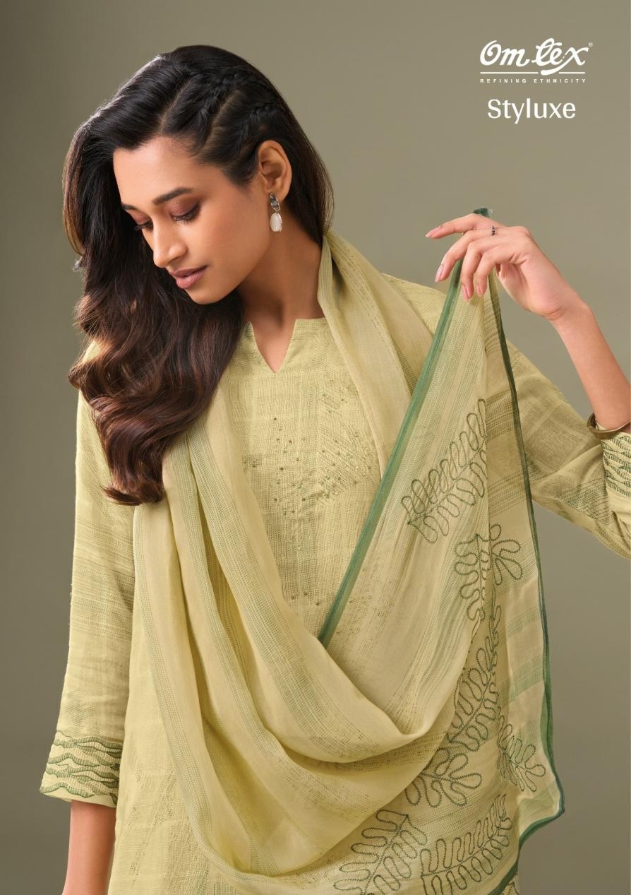 omtex styluxe series 7591 linen cotton wholesale suit 