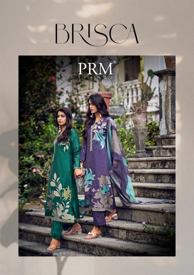 prm trendz brisca series 12069-12072 cotton wholesale suit 