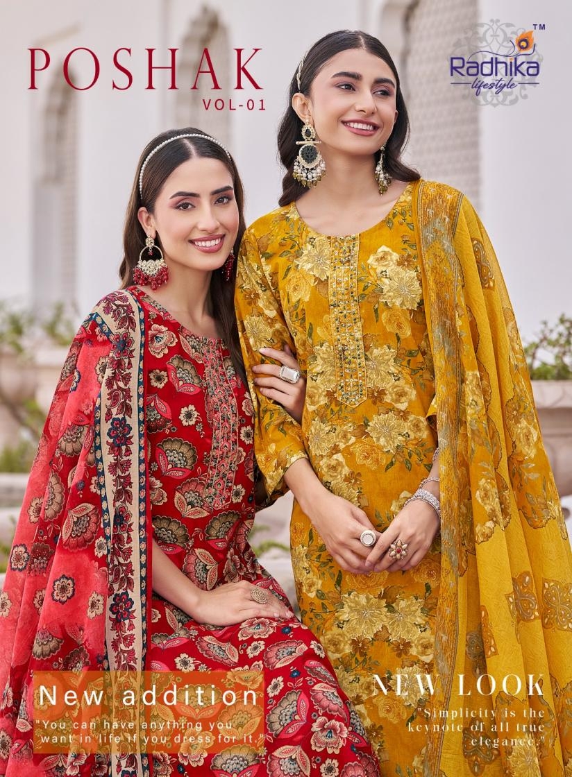 radhika poshak vol 1 series 1001-1008 COTTON wholesale suit 