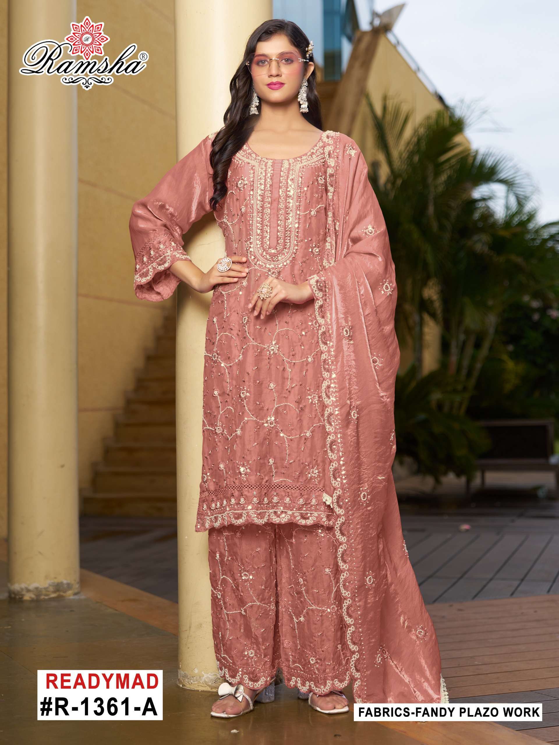ramsha 1361 nx readymade fandy beautiful wholesale suit