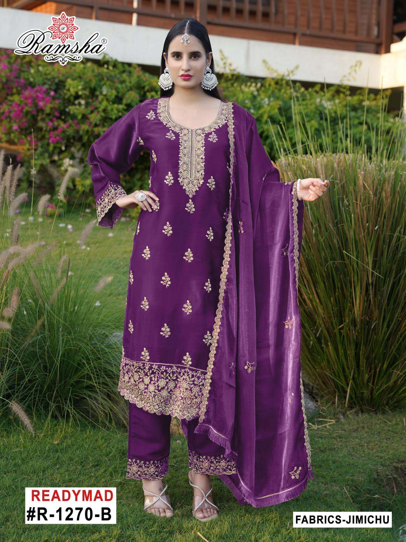 ramsha r1270 nx abcd  JIMI CHU wholesale pakistani suit 
