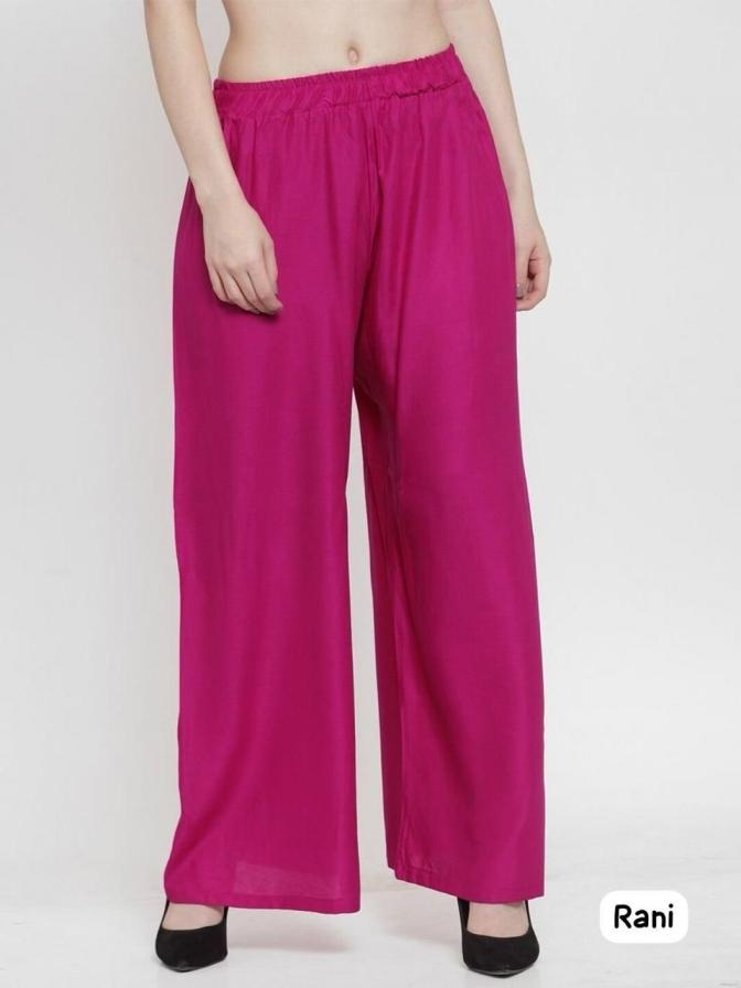 rayon fancy new launch plazzo with pocket